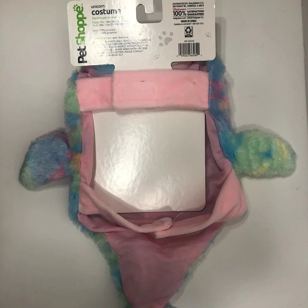 Pet Unicorn Costume XS/S